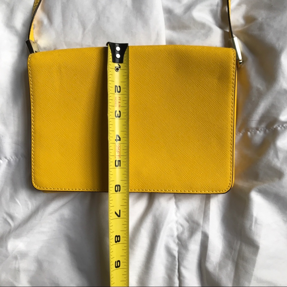Forever 21 Yellow Faux Leather Cross Body Bag